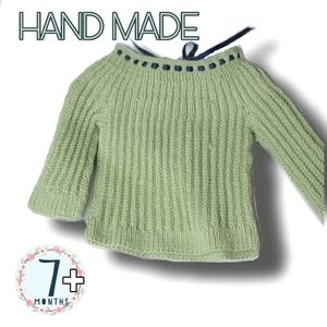 💚 ADORABLE KNIT SWEATER made by Granny